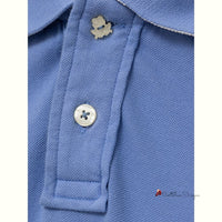 Light Blue Cotton Polo Shirt