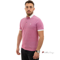 Pink Cotton Polo Shirt