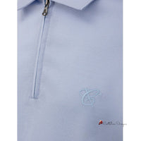 Light Blue Cotton Polo Shirt