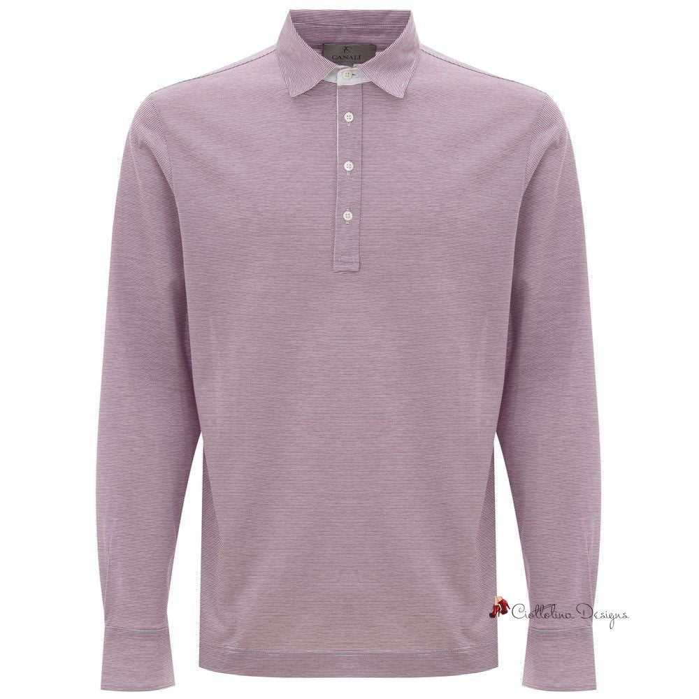 Pink Cotton Polo Shirt