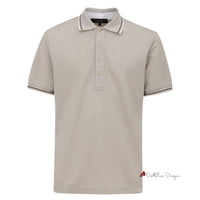 Gray Cotton Polo Shirt