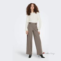 Gray Polyester Jeans & Pant