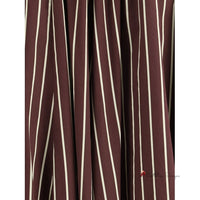 Striped satin Long Skirt