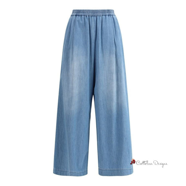 Denim wide leg Pants