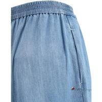 Denim wide leg Pants