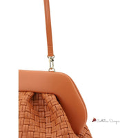 Tia Micro Weaved Shoulder Bag