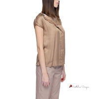 Beige Viscose Shirt