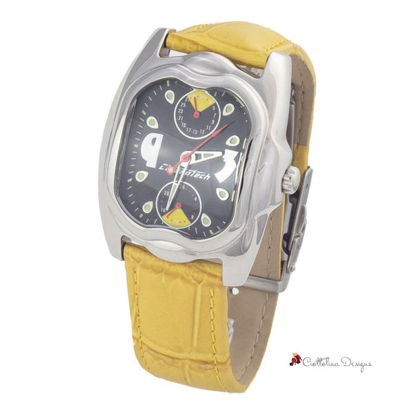 Yellow Leather Watch