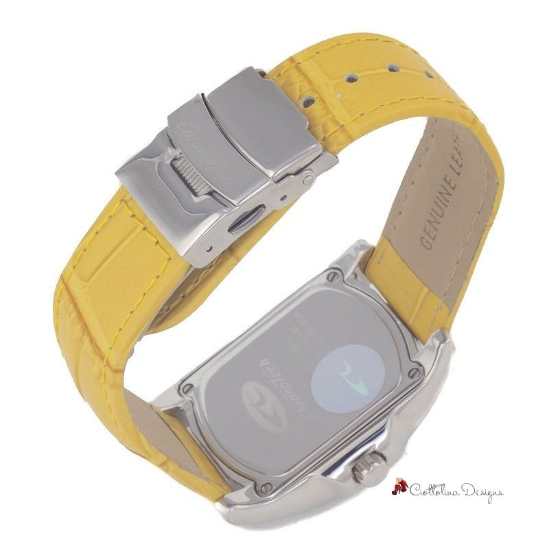 Yellow Leather Watch