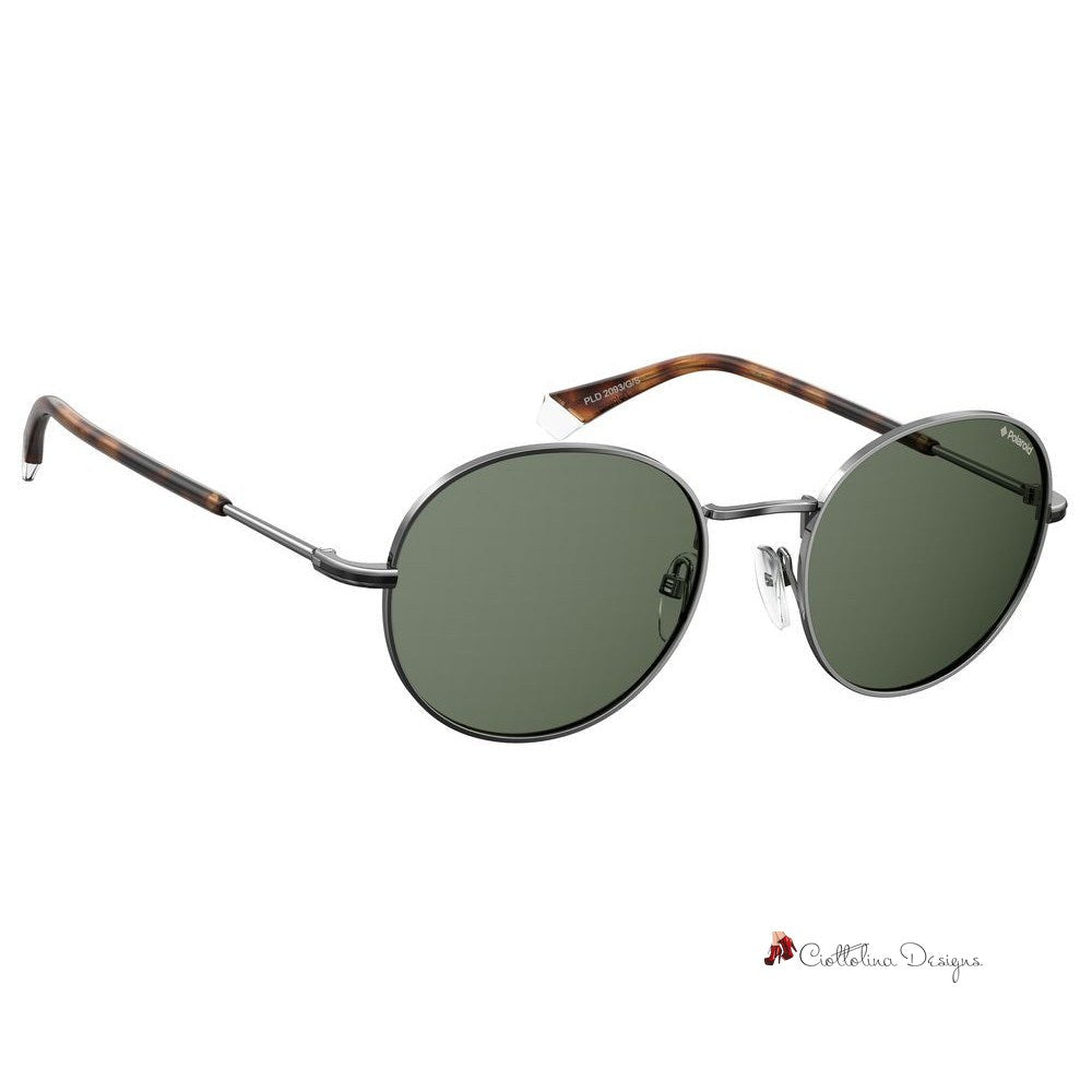 Gray Metal Sunglasses