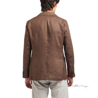 Brown Linen Blazer