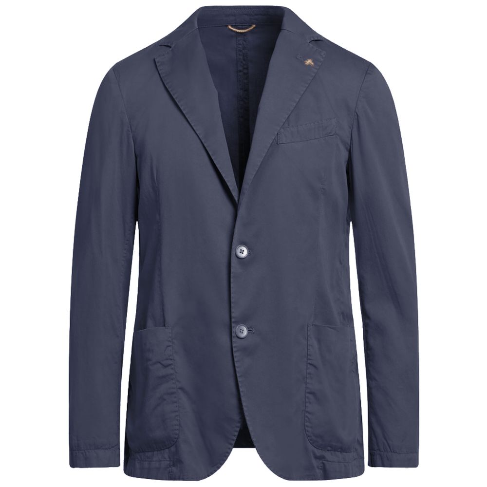 Blue Cotton Blazer