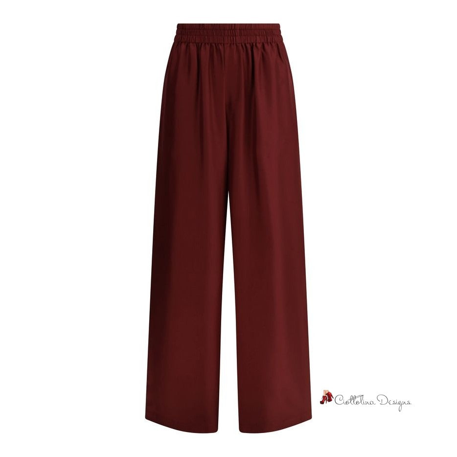 Silk wide leg Pants