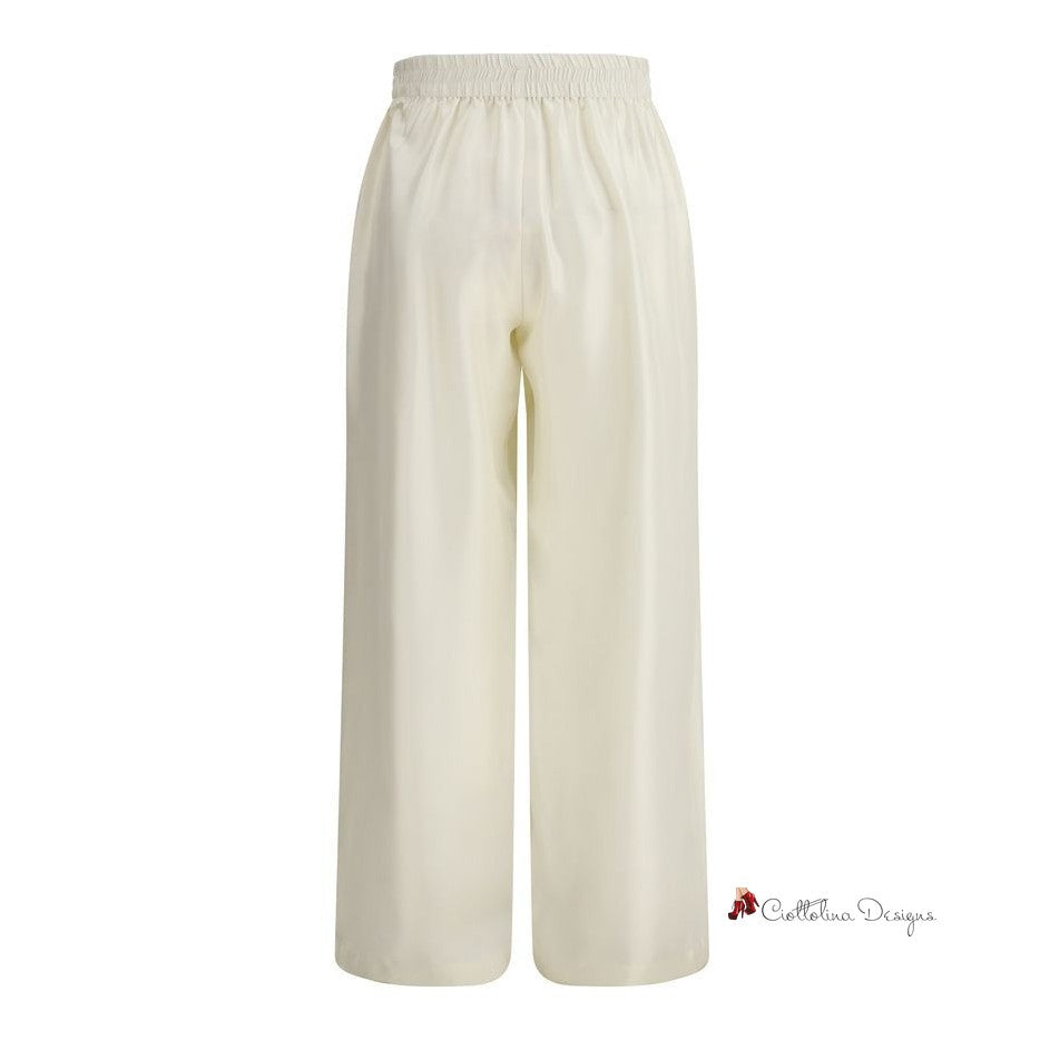 Silk wide leg Pants