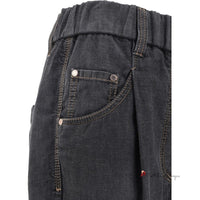 Elasticized waistband Jeans