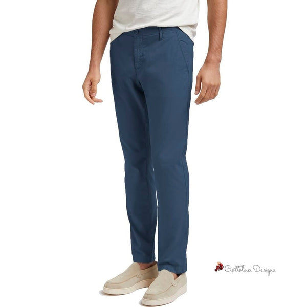 Blue Cotton Jeans & Pant