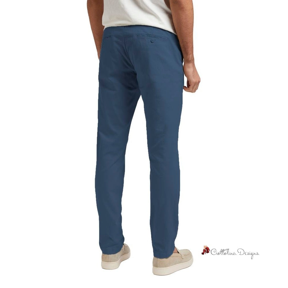 Blue Cotton Jeans & Pant