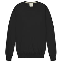 Black Cotton Sweater