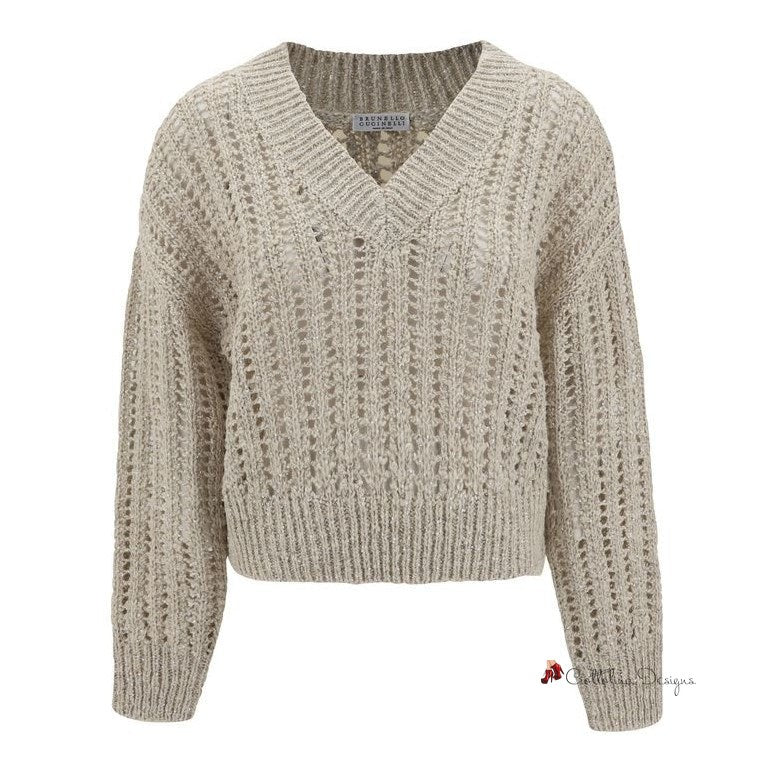 Mesh knit Sweater