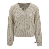 Mesh knit Sweater