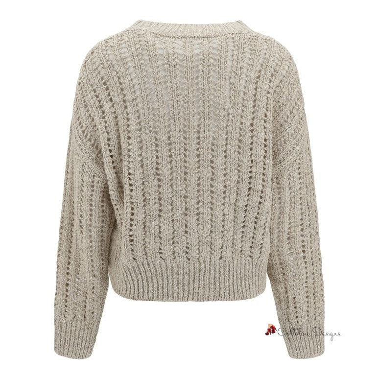 Mesh knit Sweater