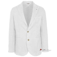 White Linen Blazer