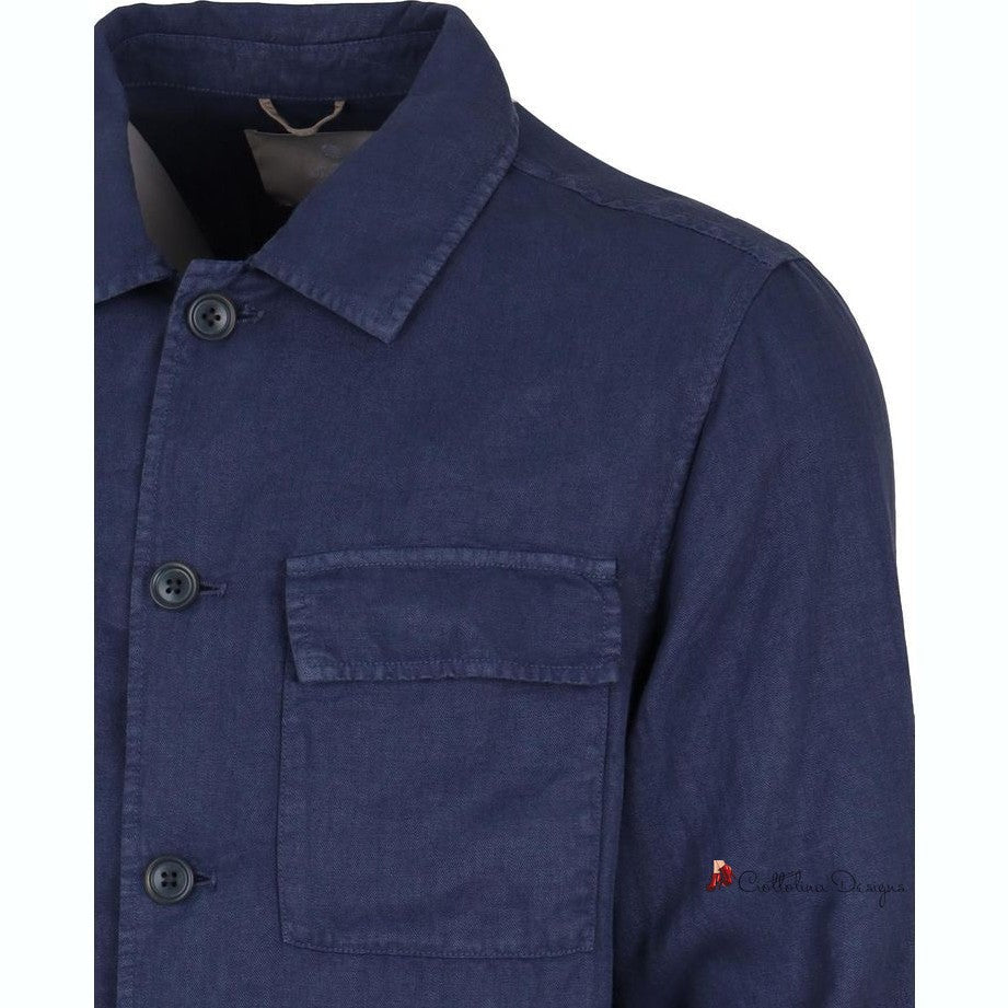 Blue Linen Shirt