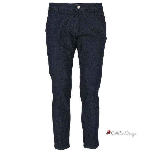 Blue Cotton Jeans & Pant