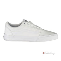 White Polyester Sneaker