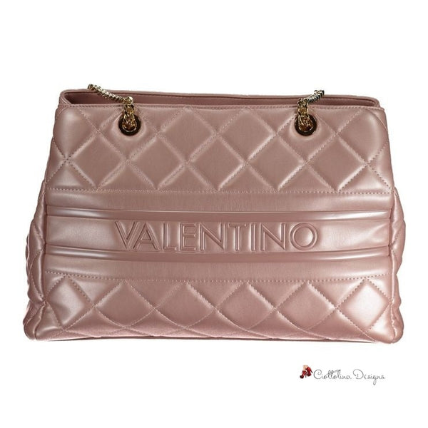 Pink Polyethylene Handbag