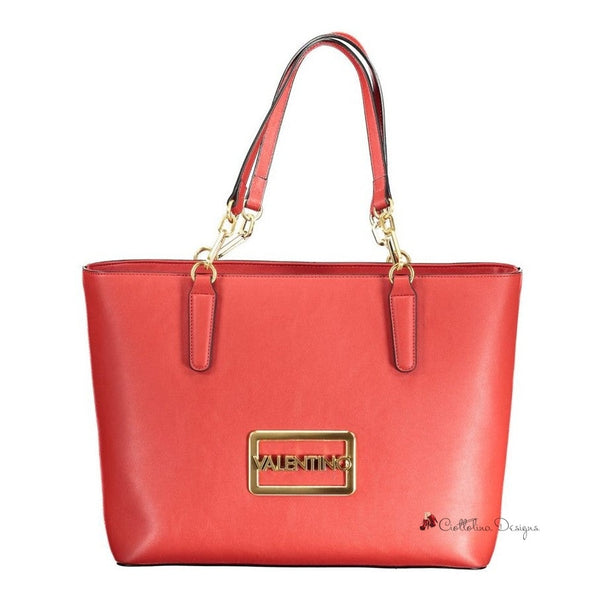 Red Polyethylene Handbag