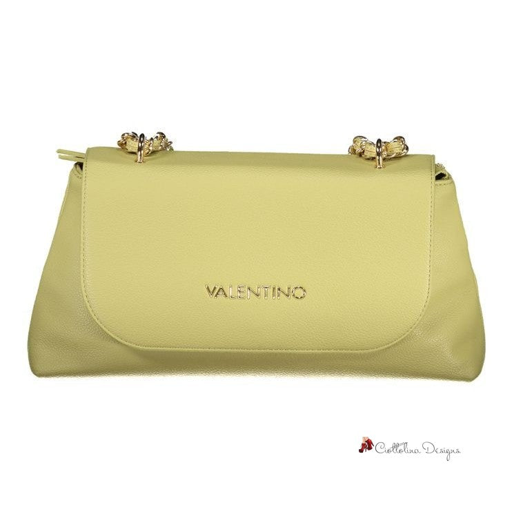 Green Polyethylene Women Handbag