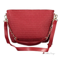 Red Polyethylene Women Handbag