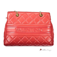 Red Polyethylene Women Handbag