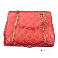 Red Polyethylene Women Handbag