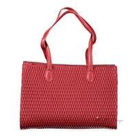 Red Polyethylene Women Handbag