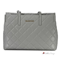 Gray Polyethylene Women Handbag