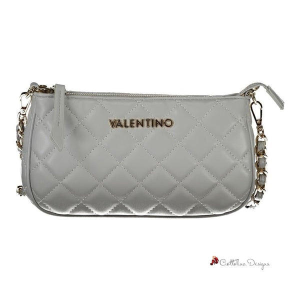 Gray Polyethylene Women Handbag