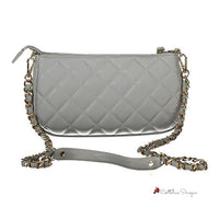 Gray Polyethylene Women Handbag