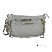 Gray Polyethylene Women Handbag