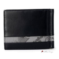 Gray Leather Wallet