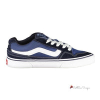 Blue Polyester Sneaker