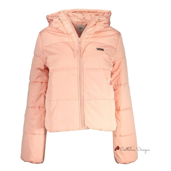 Pink Polyester Women Jacket