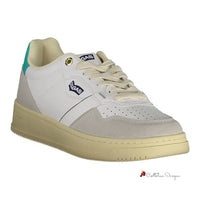 White Artificial Leather Sneaker