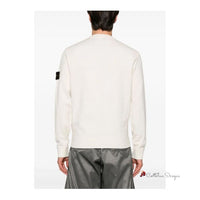 White Wool Men Sweater