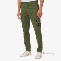 Green Cotton Jeans & Pant