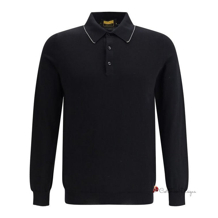 Long-sleeved Polo Shirt