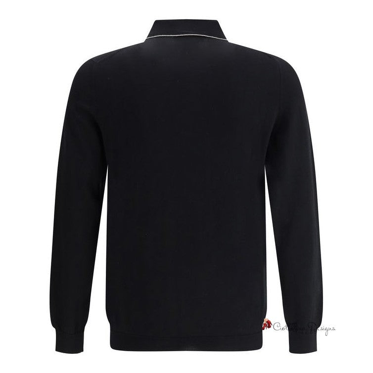 Long-sleeved Polo Shirt