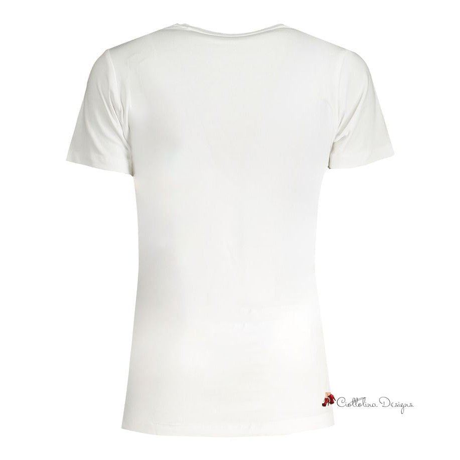 White Cotton Tops & T-Shirt