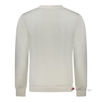 White Cotton Men Sweater